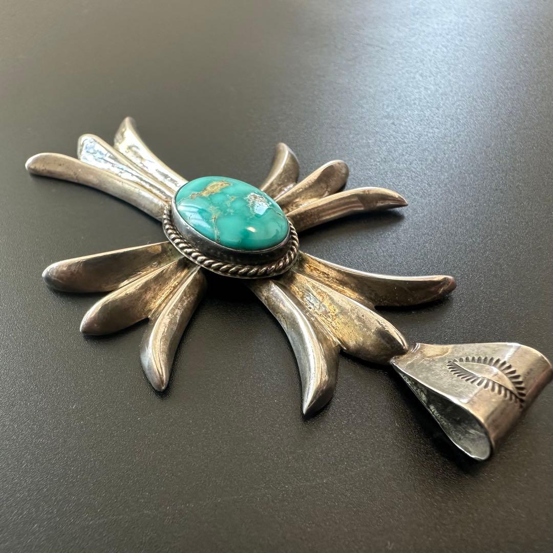 Navajo Harrison Bitsue ビッグクロス　ペンダントトップ