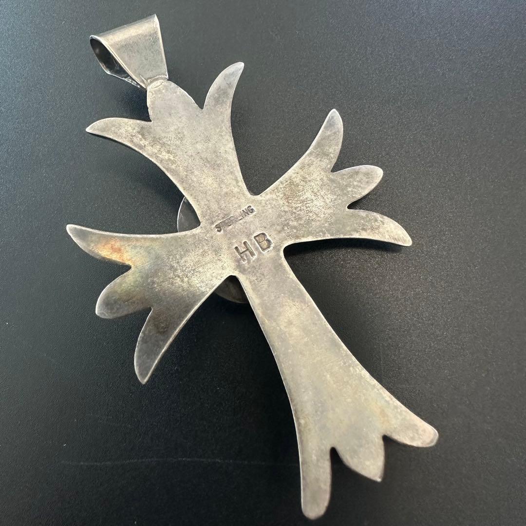 Navajo Harrison Bitsue ビッグクロス　ペンダントトップ