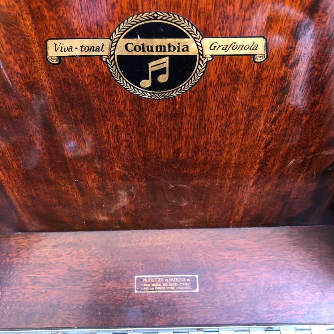 コロンビア　Grafonola No.114 蓄音機　レコードプレーヤー