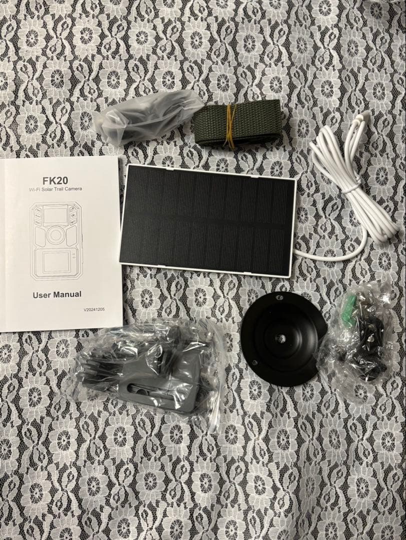 FKPCAM 2025最新型 トレイルカメラ ソーラー 赤外線カメラ スマホ