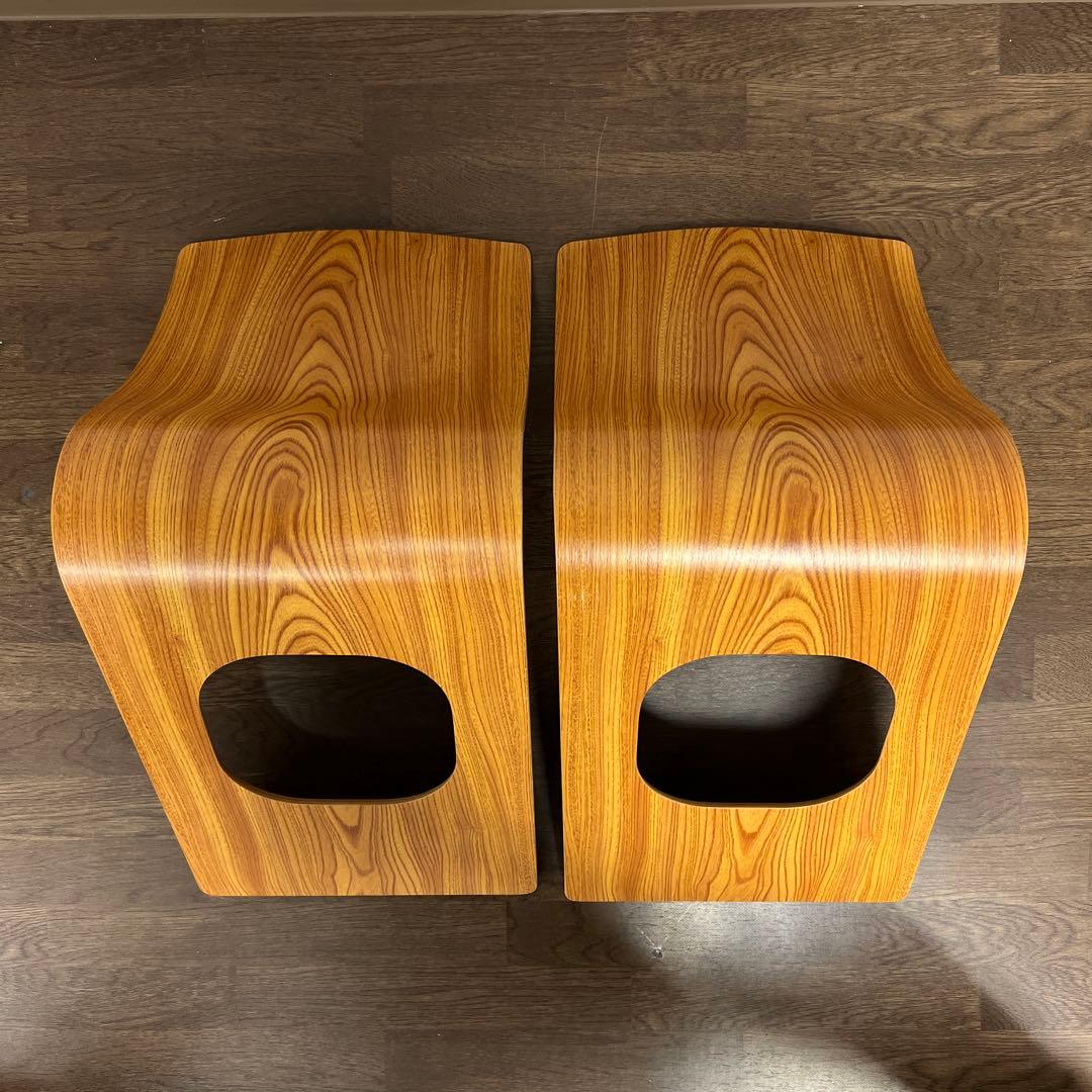 天童木工 曲げ木 座椅子 2脚セット 日本製 Tendo 和モダン