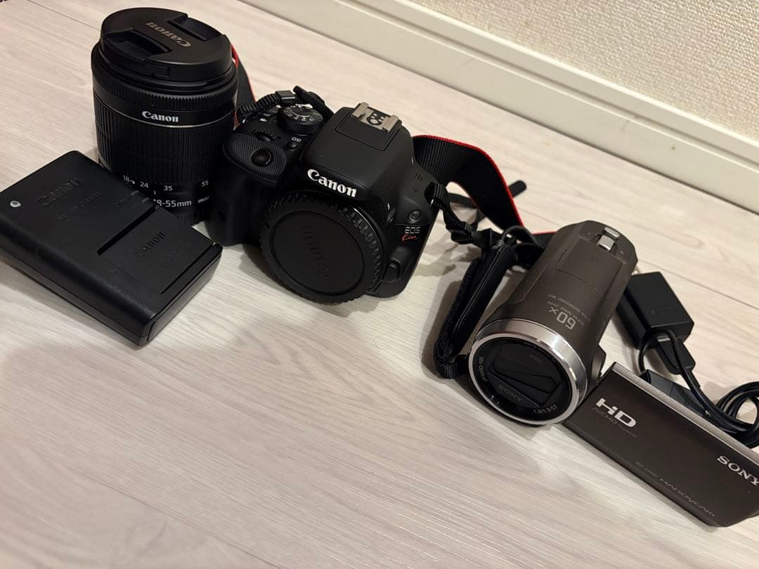 Canon EOS Kiss X7 ＆ SONY HDR-CX680 ＆ ケース