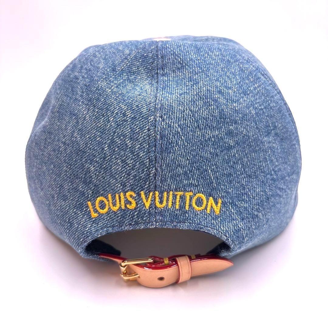 極美品希少品　ルイヴィトン　キャップ デニム LVアップタウン 25080601