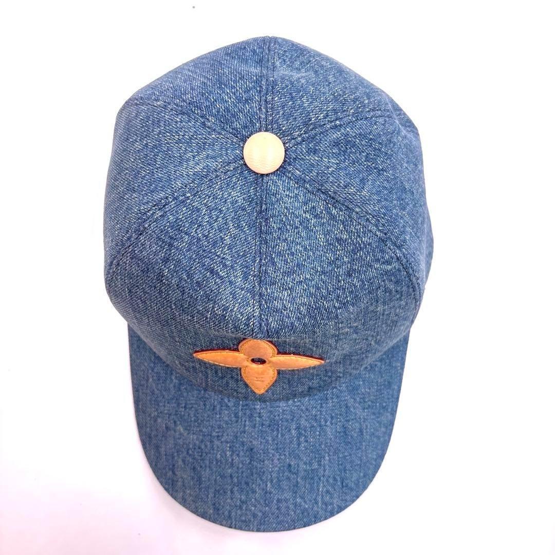 極美品希少品　ルイヴィトン　キャップ デニム LVアップタウン 25080601