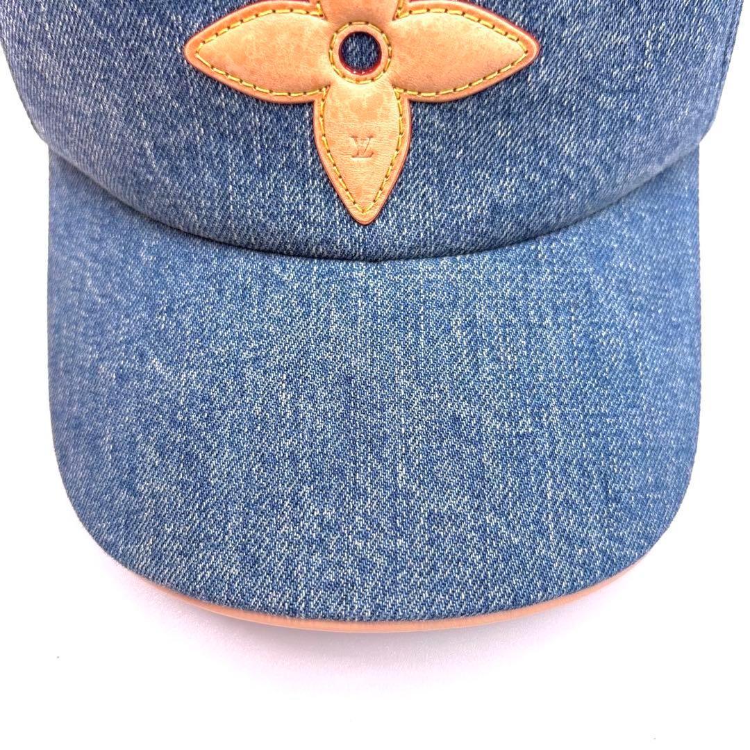 極美品希少品　ルイヴィトン　キャップ デニム LVアップタウン 25080601