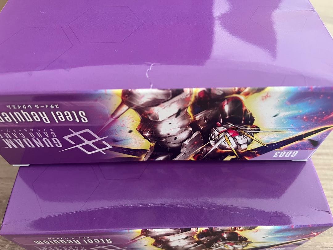 【新品未開封】ガンダムカードゲーム Steel Requiem　4BOX