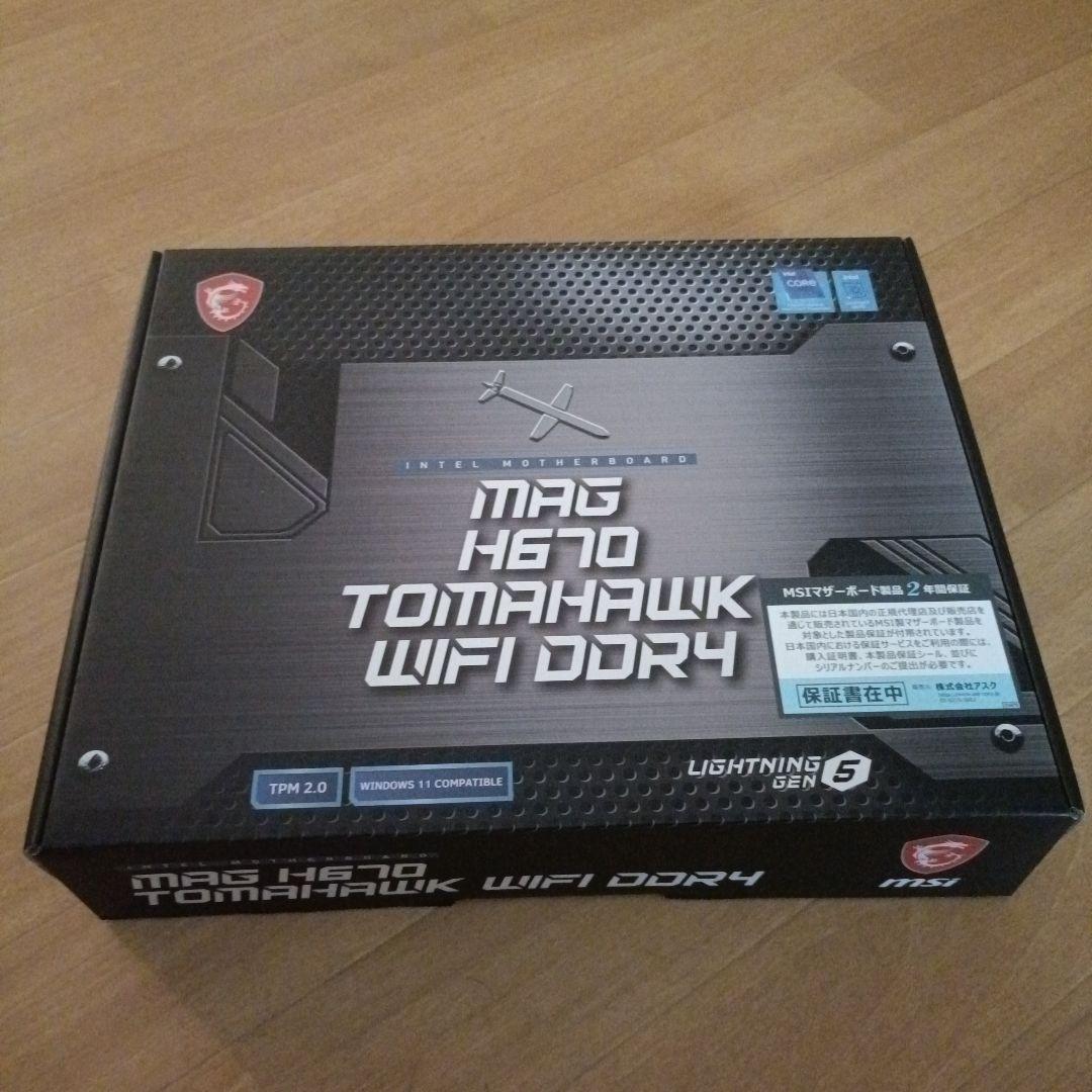 マザーボード MAG H670 TOMAHAWK WIFI DDR4