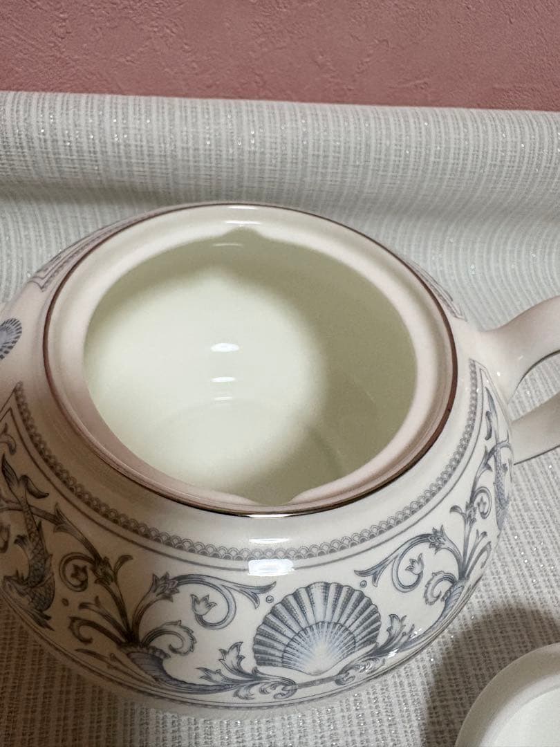  ウェッジウッド DOLPHINS ドルフィンホワイト ティー