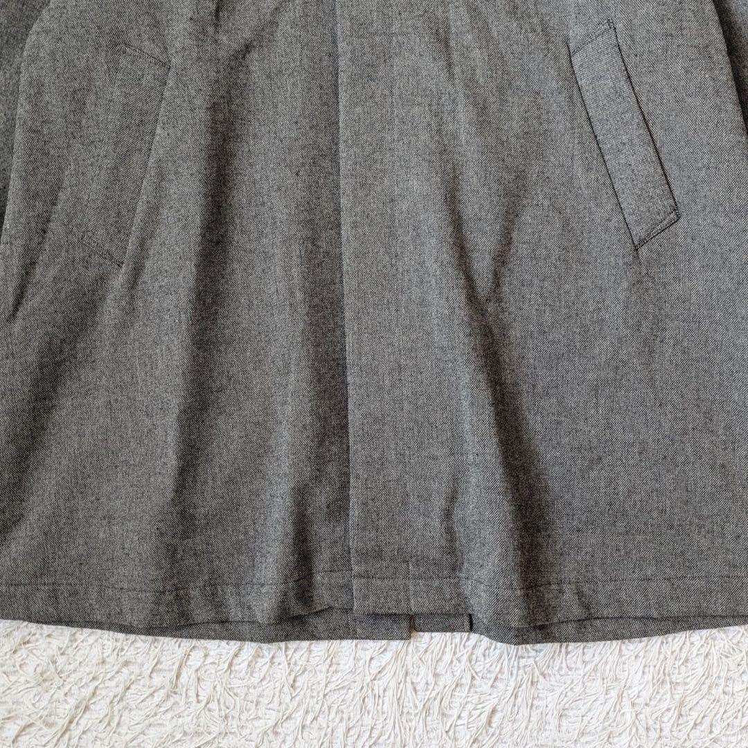 buoy buoy/ブイ　ステンカラーコート　裏地ネルチェック　サイズFree