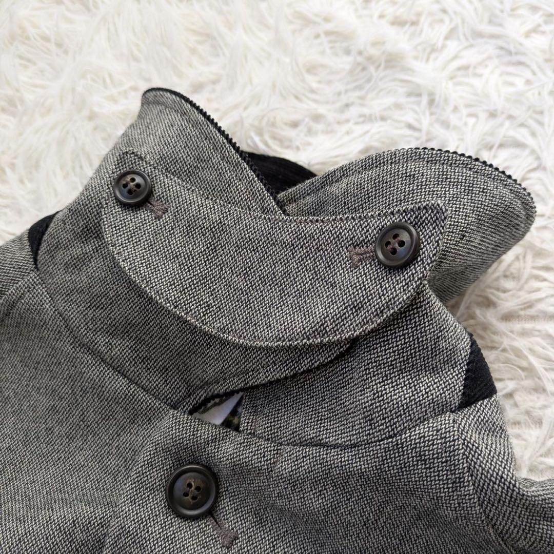 buoy buoy/ブイ　ステンカラーコート　裏地ネルチェック　サイズFree