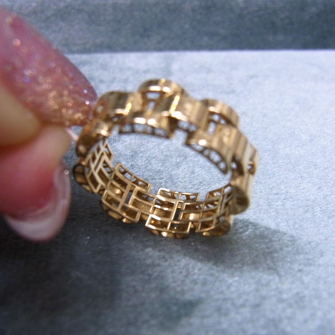 【F】K18　11号　約2.83g 地金リング