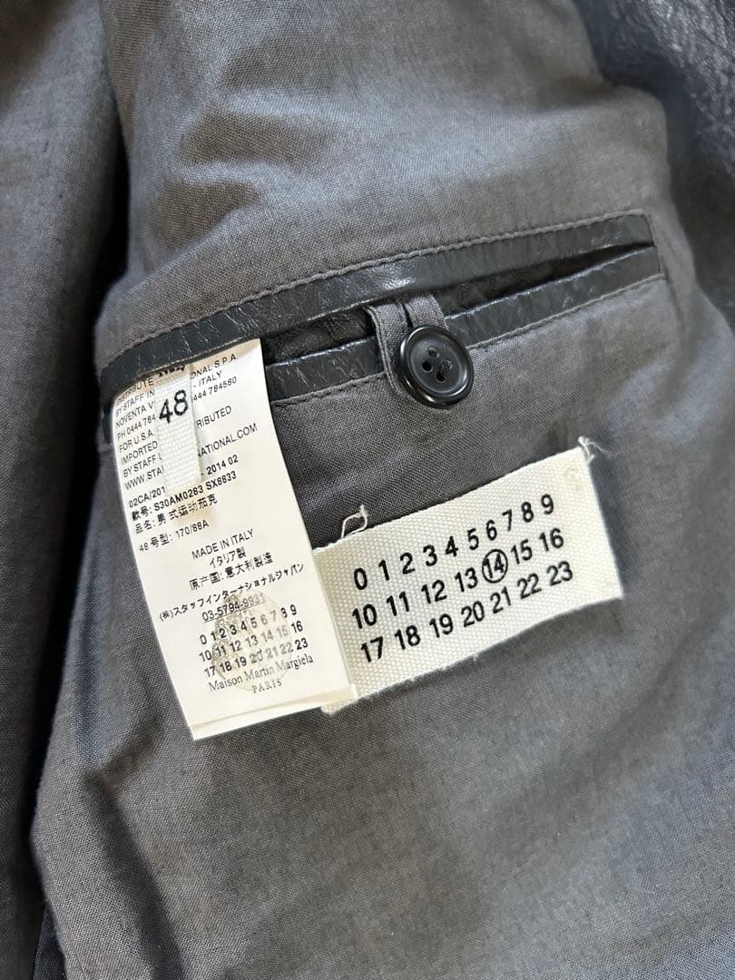 14ss Maison Martin Margiela八の字レザー 48