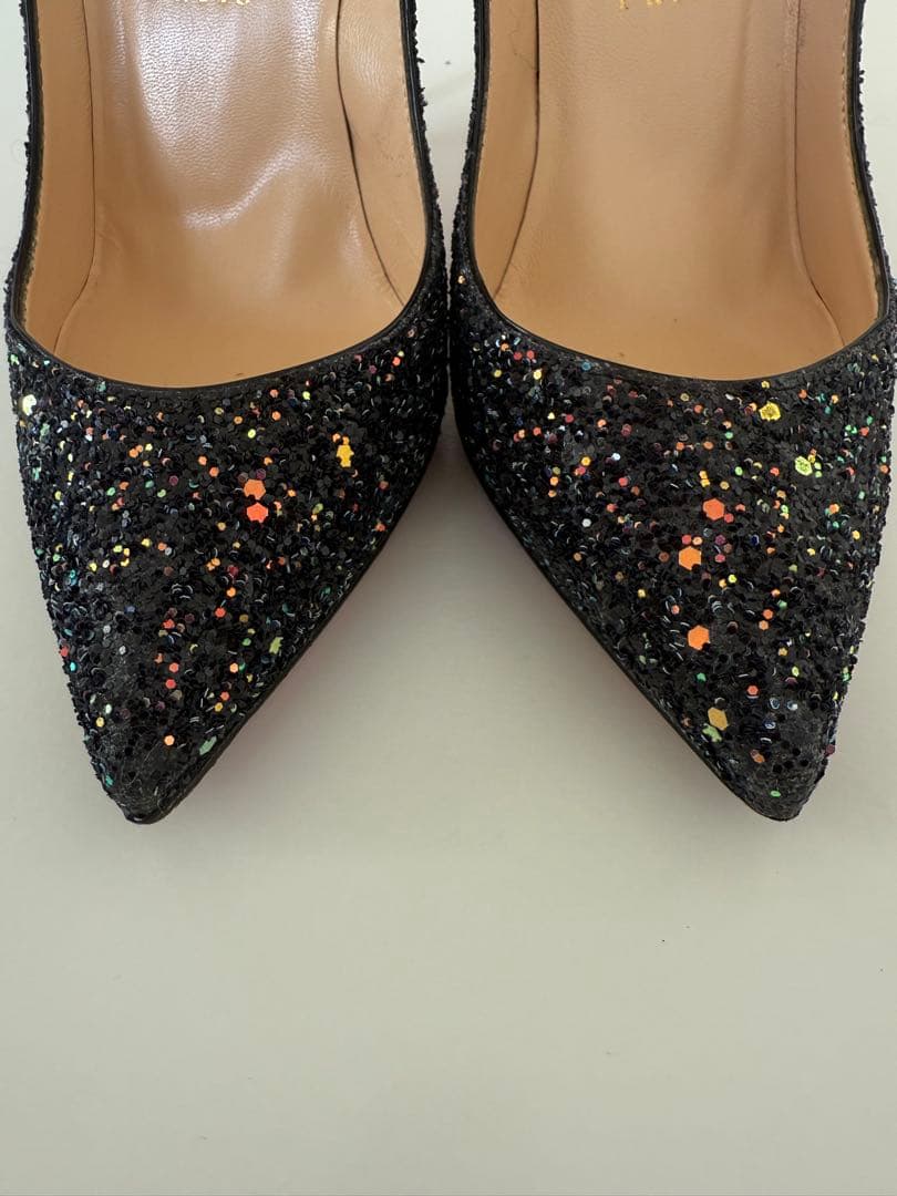 Christian Louboutin グリッター ハイヒール　36