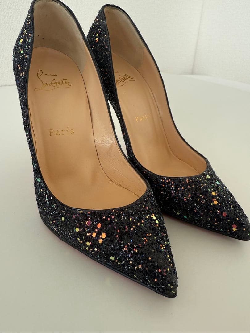 Christian Louboutin グリッター ハイヒール　36