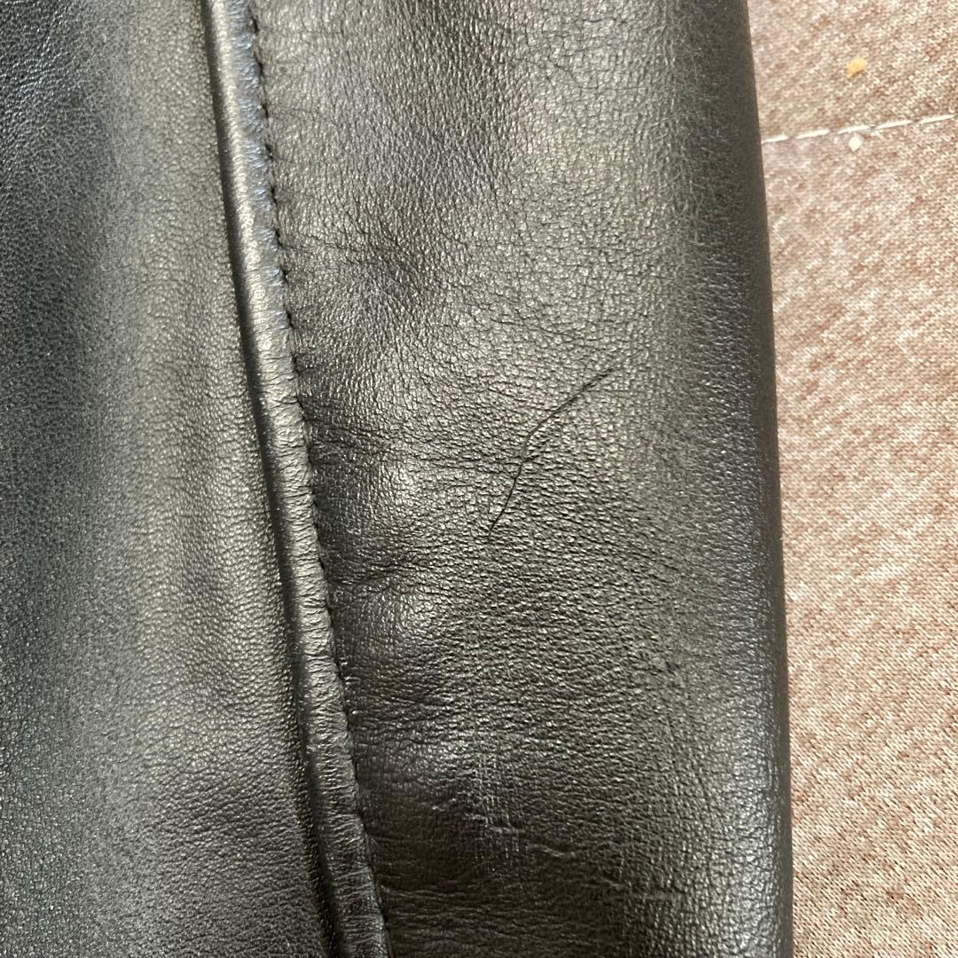 ミュウツーSchott ワンスター ダブルライダース 黒 613US 36