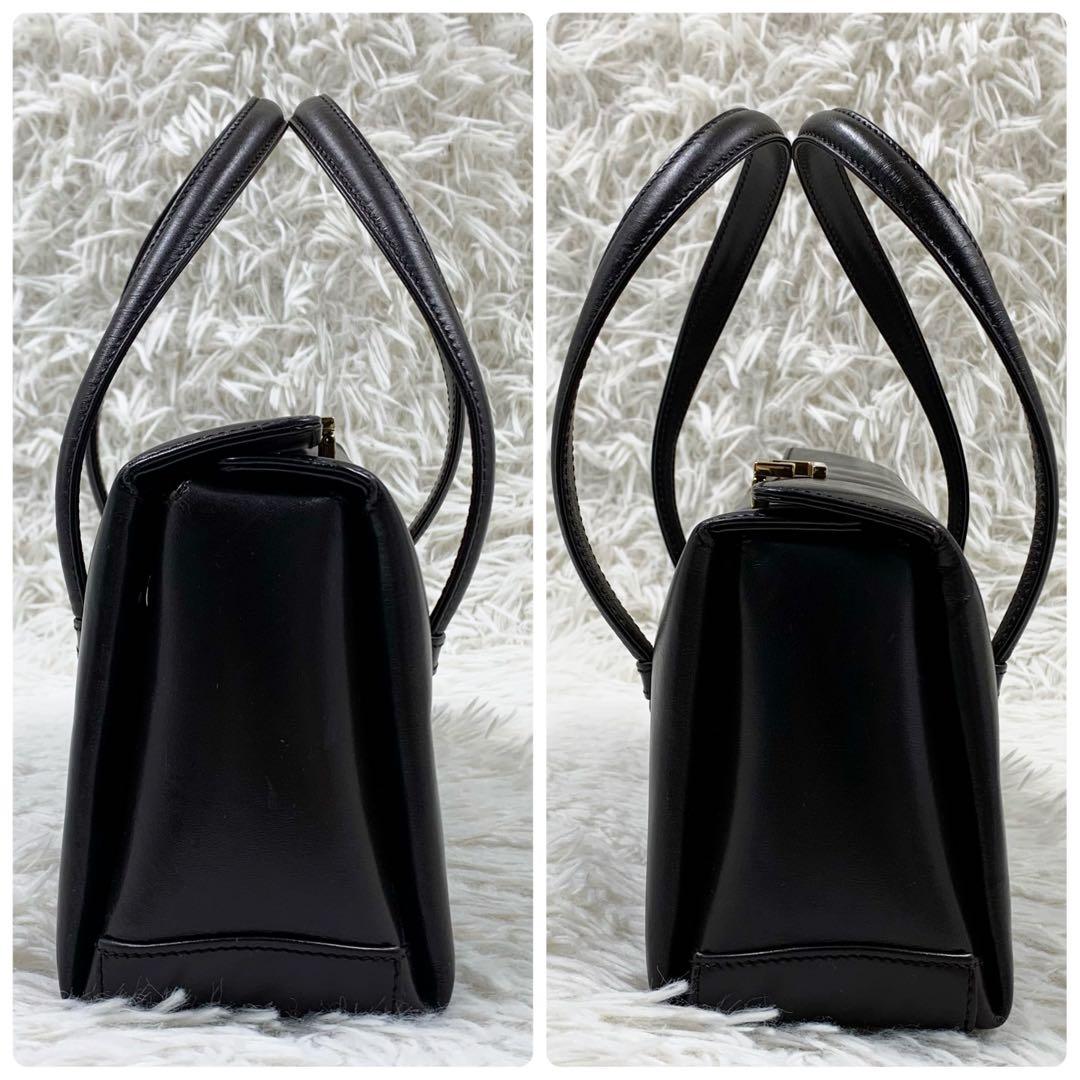 【✨極美品✨】グッチ ミニボストンバッグ レザー G金具 ブラウン