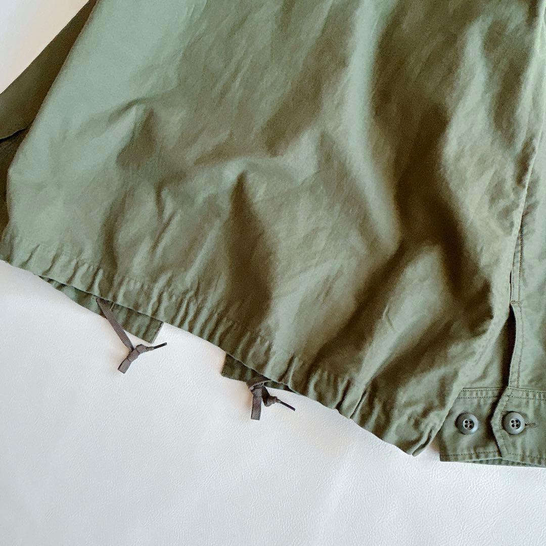 D.M.G ⿻ ワークシャツ ジャケット ミリタリー カーキ カジュアル ルーズ