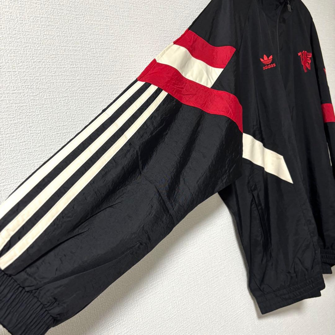 【正規品】 adidas マンチェスターユナイテッド 2XL ナイロンジャケット