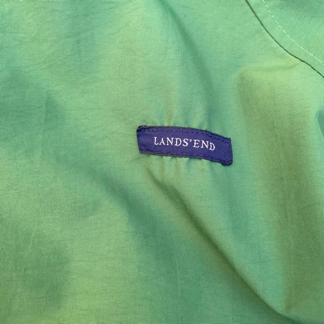 00s LANDS'END ナイロンジャケット ウォームアップ スコール M