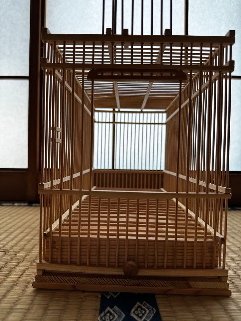 竹製鳥籠 上籠 並籠