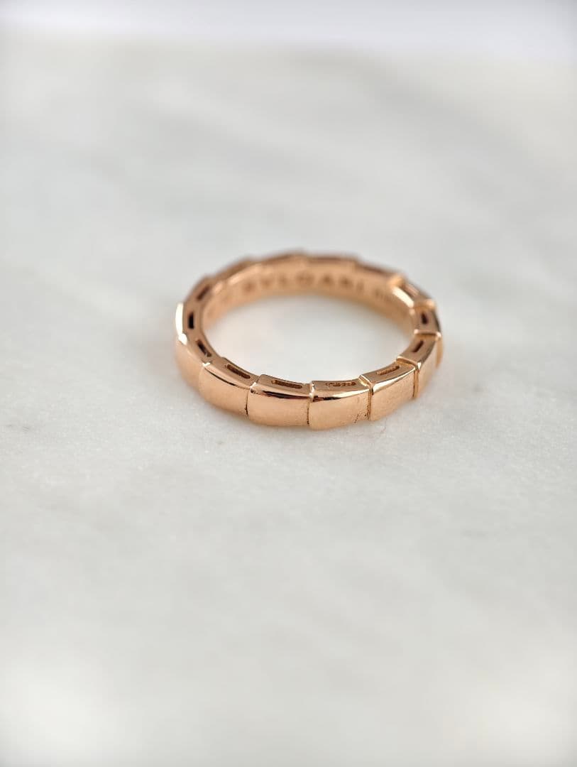 専用出品中　ブルガリ セルペンティ ヴァイパー リング 750(PG) 4.2g