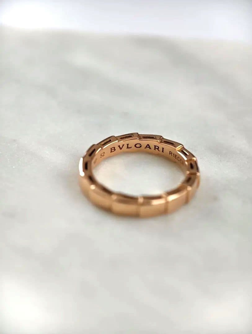 専用出品中　ブルガリ セルペンティ ヴァイパー リング 750(PG) 4.2g