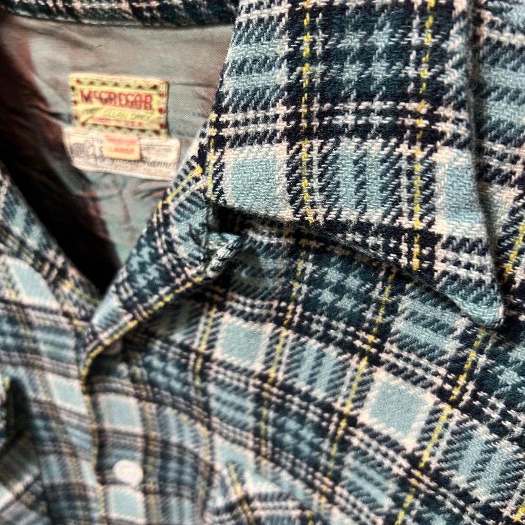 50s~60s McGregor ウールオープンカラーシャツ