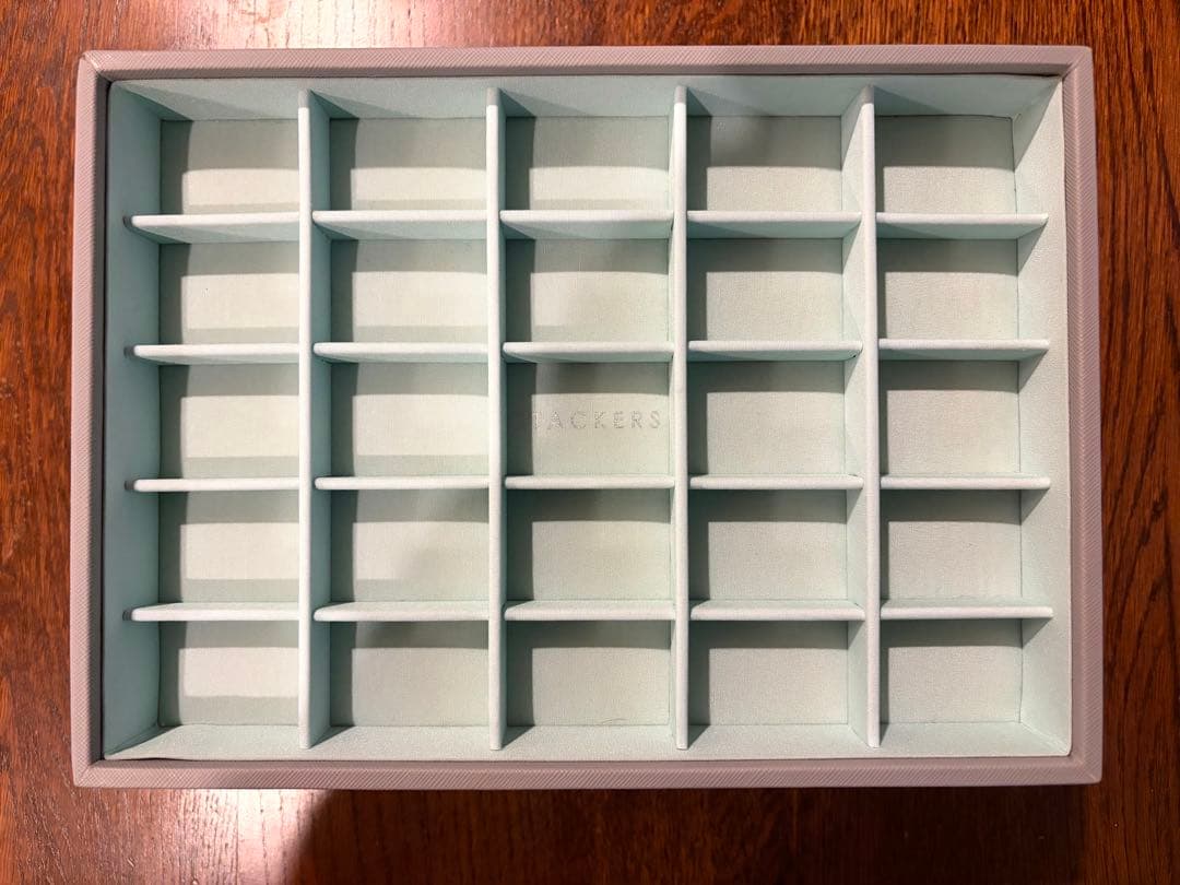 【極美品】STACKERS グレー アクセサリーケース 3段式