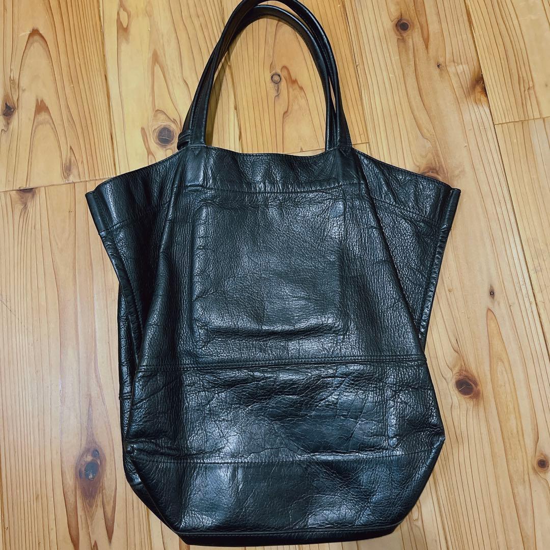 REN レザー肩掛けバックトートバック