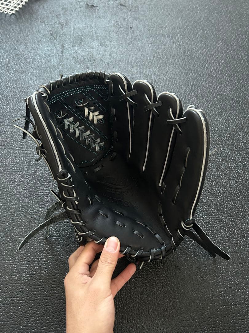 Xanax ザナックス　軟式グローブ ピッチャー用　黒