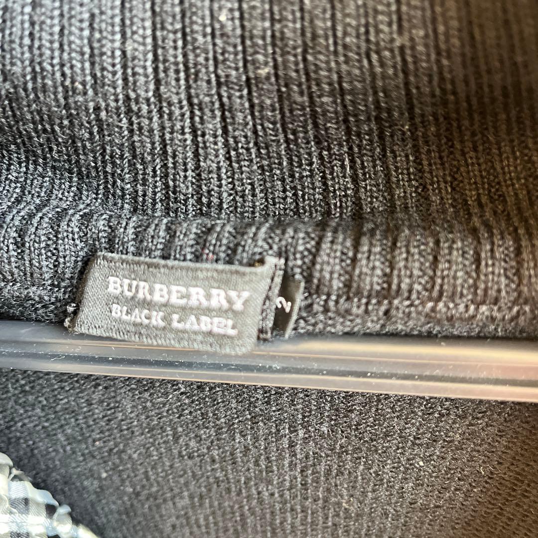Yu　　 BURBERRY BLACK LABEL 黒ニットジャンパー