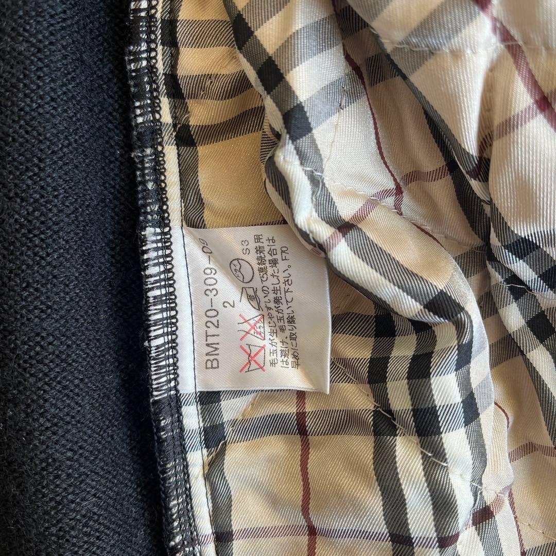 Yu　　 BURBERRY BLACK LABEL 黒ニットジャンパー