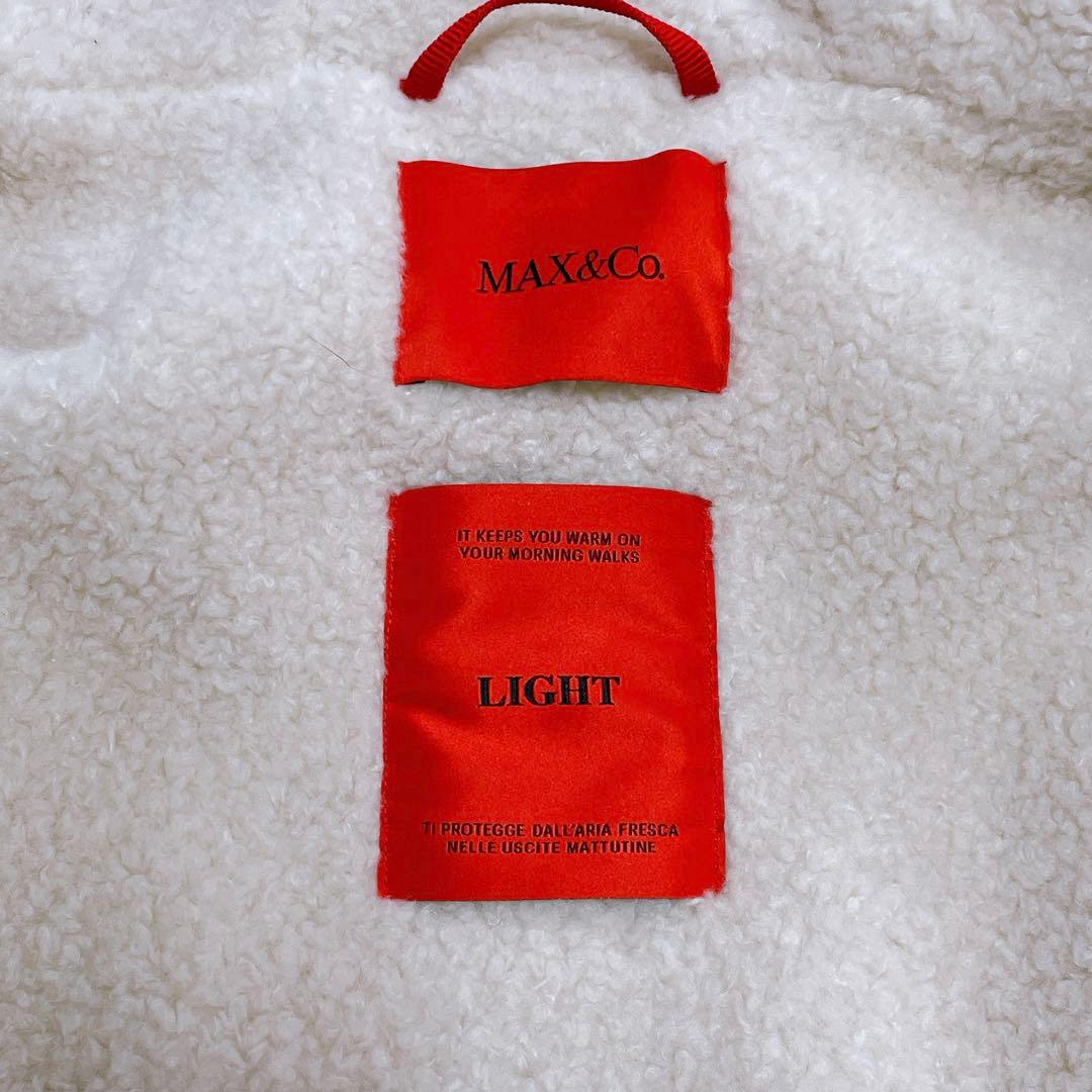 極美品♡ マックスアンドコー　モッズコート　グリーン　ボア　手洗い可　40