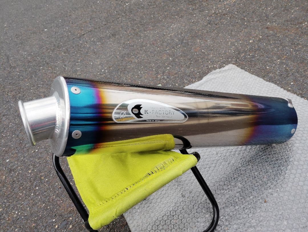 ホンダX4に装着　K-FACOTRY ステンレスマフラー