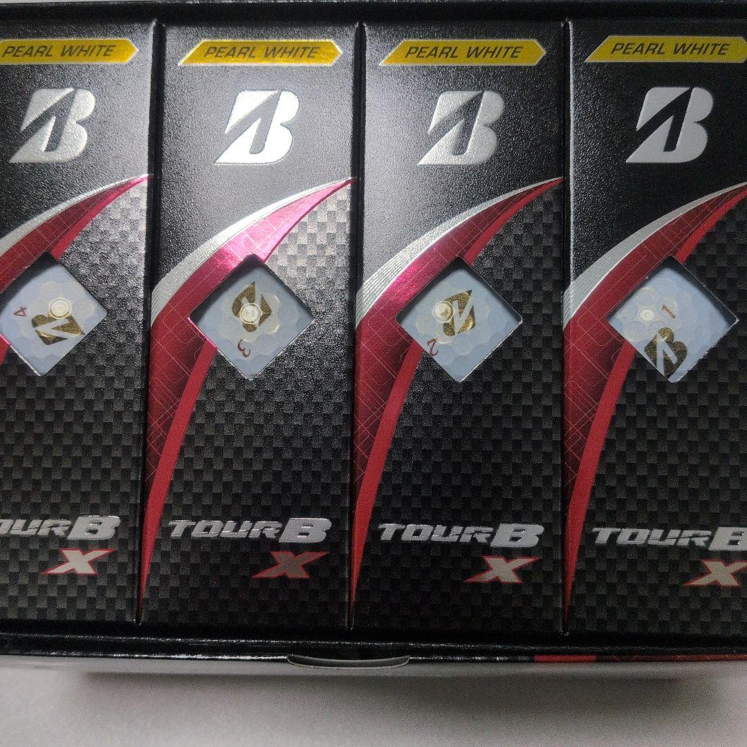 ☆新品☆ブリヂストン TOUR B X ゴルフボール パールホワイト 2ダース