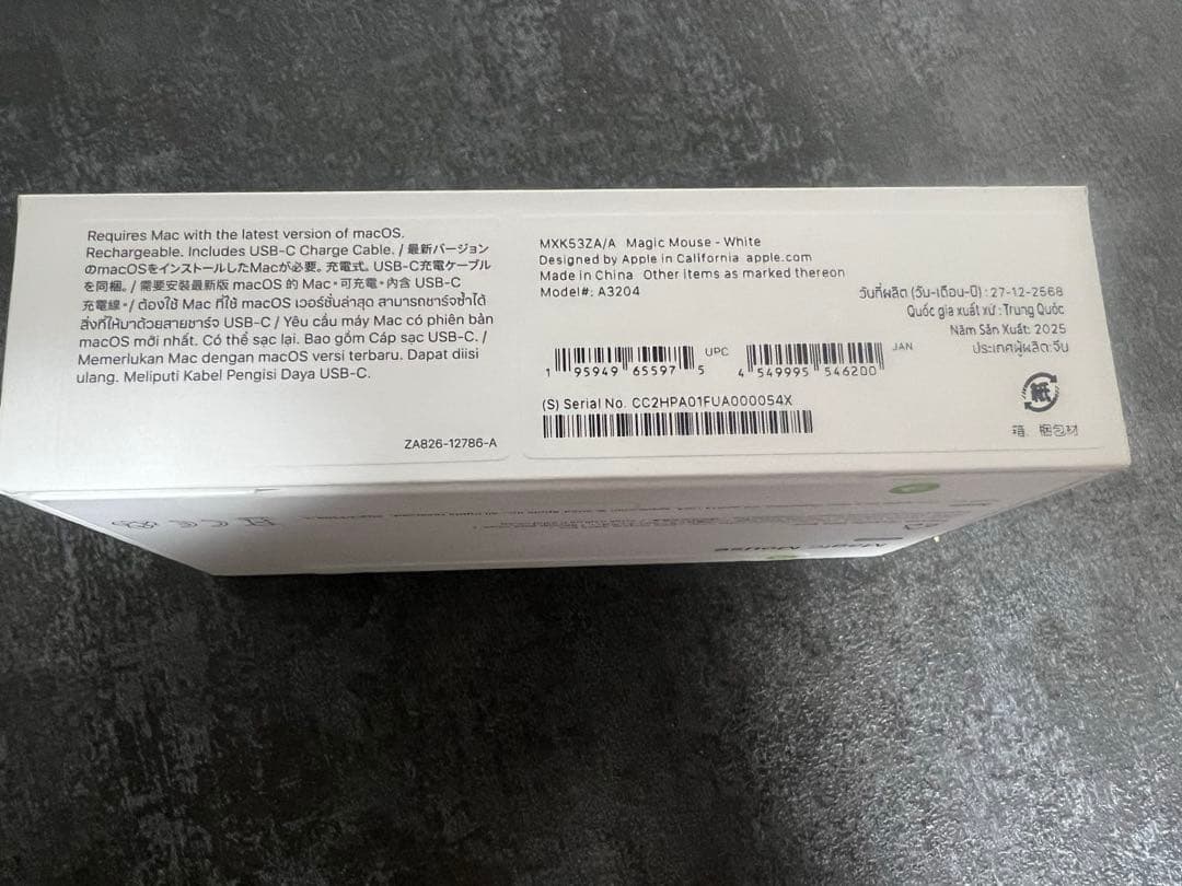 Apple Magic Mouse 本体　ホワイト shiona