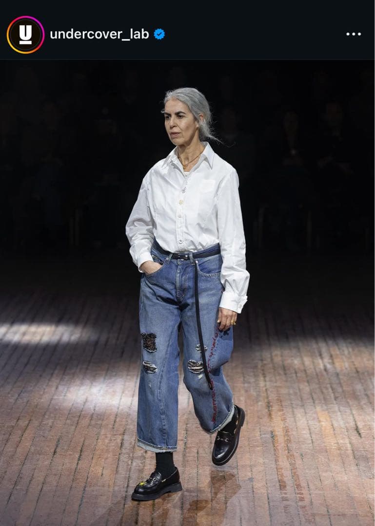 undercover25aw ビーズ刺繍シャツ　uc2e1401