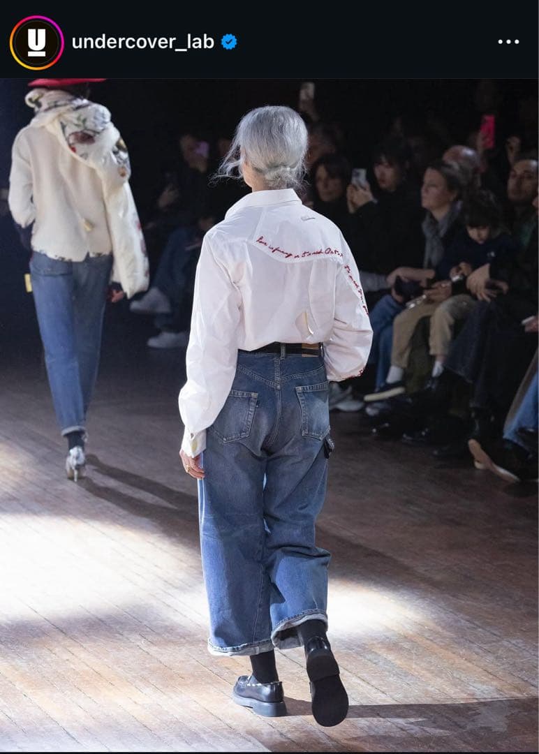 undercover25aw ビーズ刺繍シャツ　uc2e1401