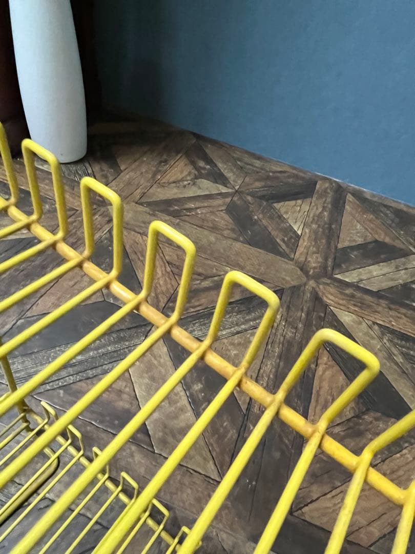 キッチン ラック 昭和レトロ レトロポップ インテリア 黄色