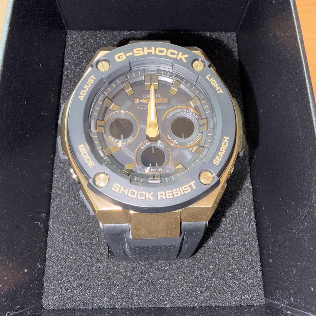 G-SHOCK GST-W300G 1A9JF ゴールド 電波ソーラー