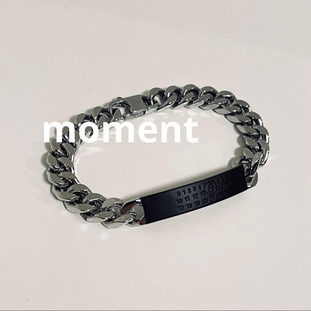ジ*ン様 MM6 Silver Chain Bracelet Silver &