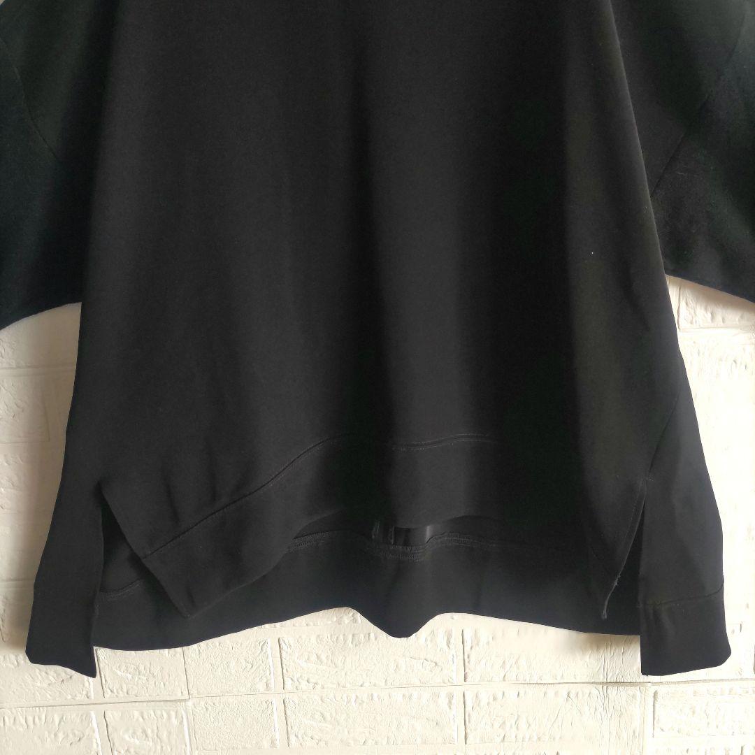 ENFOLD エンフォルド　異素材　ドッキング　ブラウス　ニット　トップス