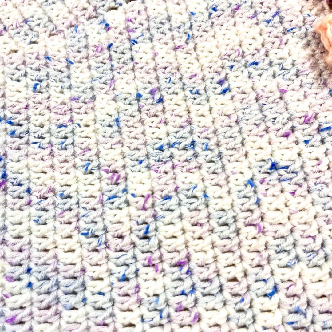 花束ブランケット　ピンクローズ