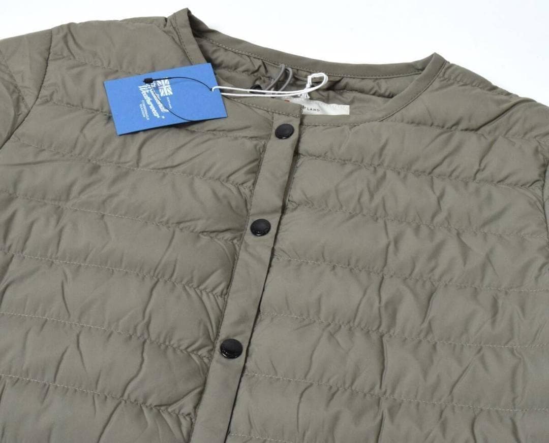 未使用 トラディショナルウェザーウェア アークリー ロングダウン 34 GREY