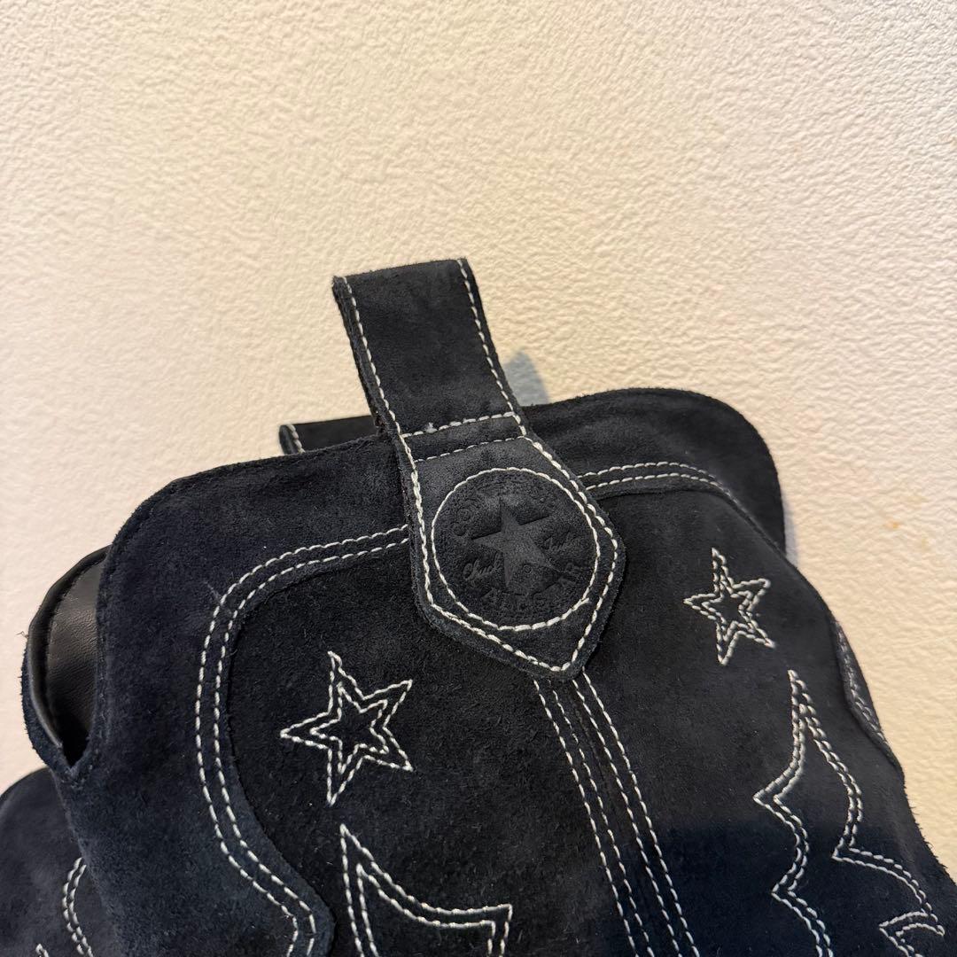 【新品未使用品】 コンバース ウエスタンブーツ ブラック 24.5 匿名配送