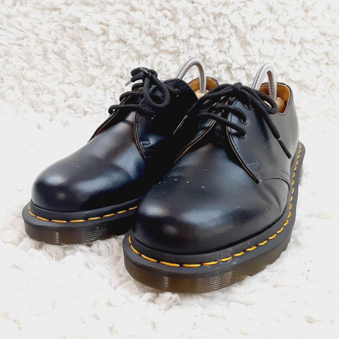 美品 25㎝◎Dr.Martens ドクターマーチン 革靴 3ホールブーツ 黒
