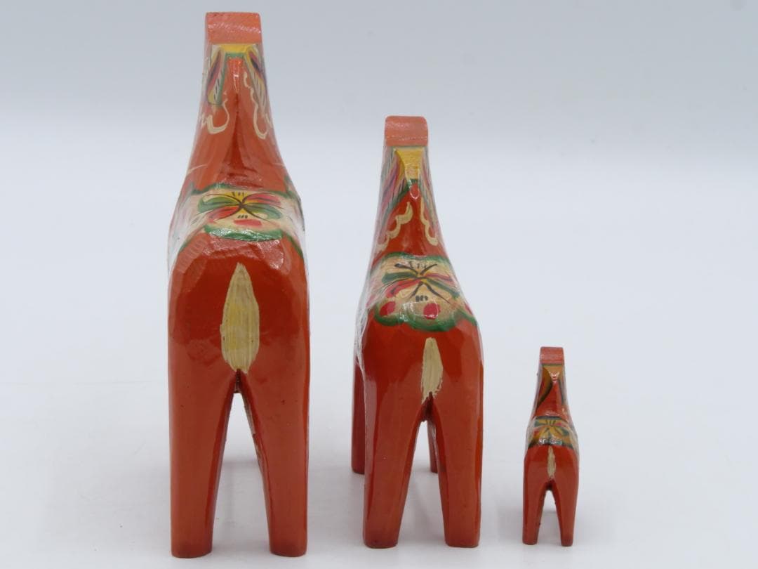 Akta Dalahemslojd ダーラナ ホース 馬 木製 赤 スウェーデン