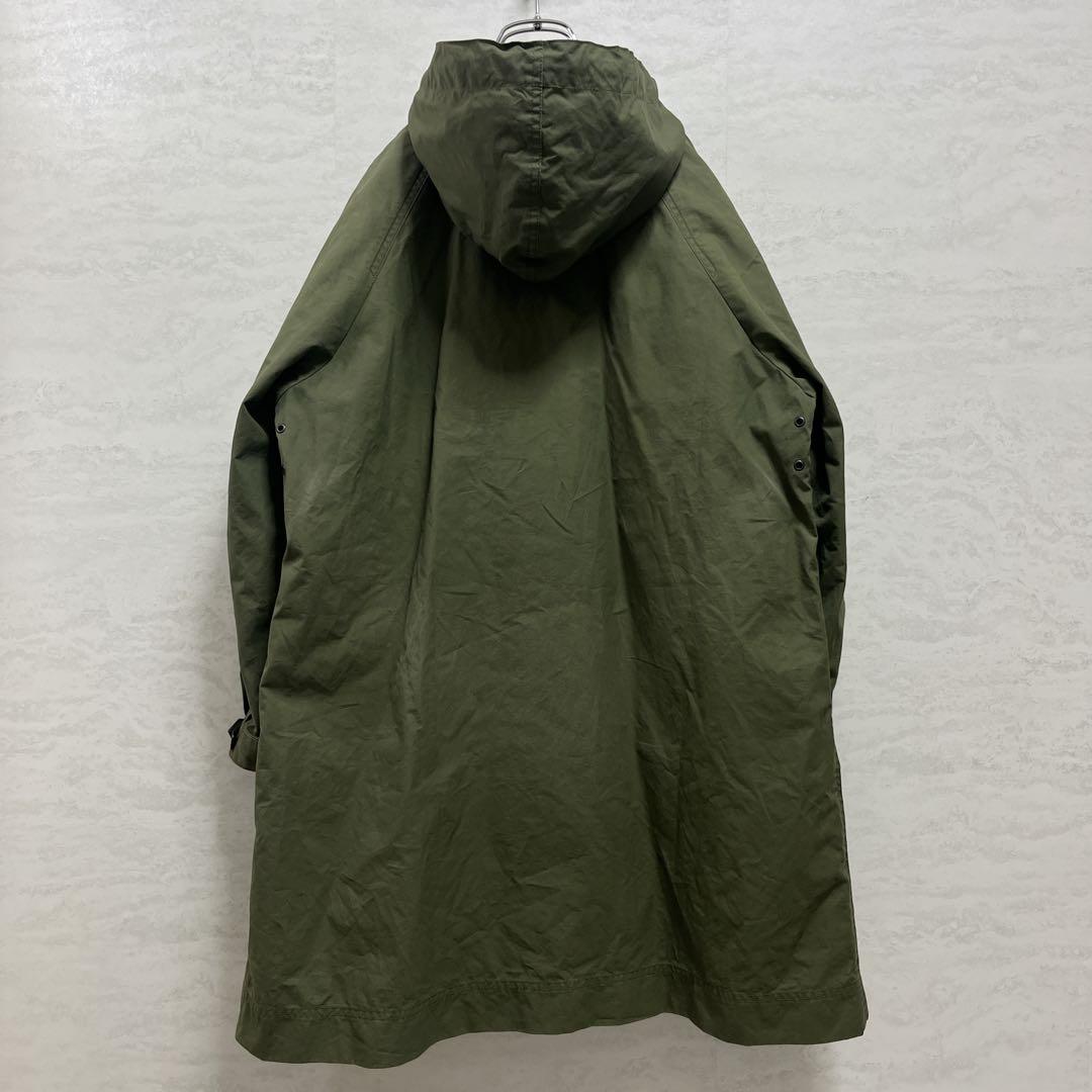 『MHL.』フーディーコート/インナーダウン取外し/ユニセックス/オリーブ/Ⅱ