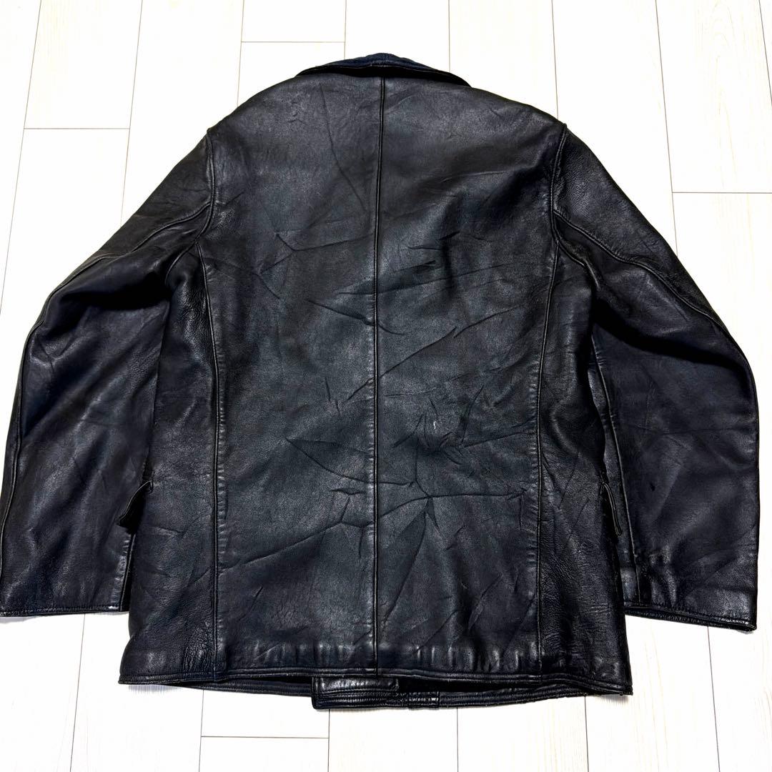 キ*ラ様 極上　50〜60s コルビジェジャケット レザー　フランス　ウール襟