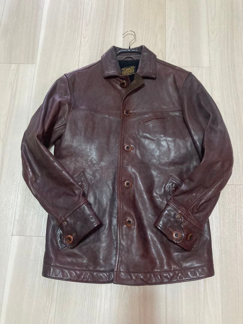 LOST CONTROL ブラウンレザージャケット サイズ2 チバユウスケ
